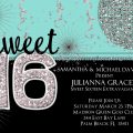 Sweet 16 Birthday Invitation Template Free