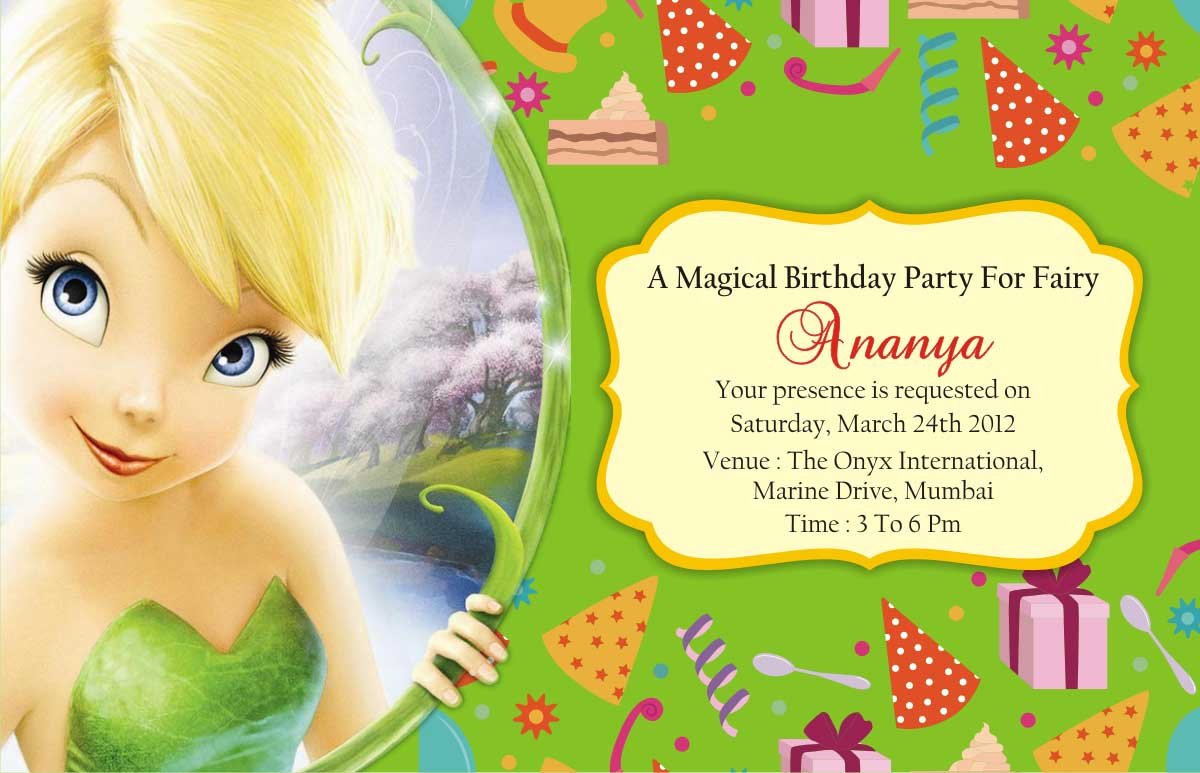 Birthday Party Invitation Card Invite Personalised Return Gifts Mumbai